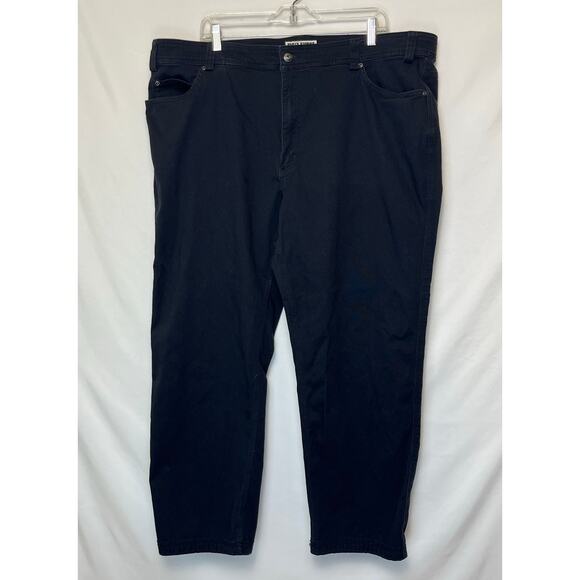 Duluth Trading Co. Men’s 44x30 Black D Flex Firehose Relaxed Fit Pants Workwear - Picture 1 of 7